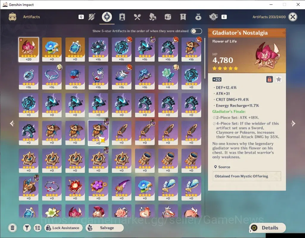 Genshin Impact Accounts ASIA|AR 35| 1 Limited + 2(*5 Weapon)| Mavuika | A image 4