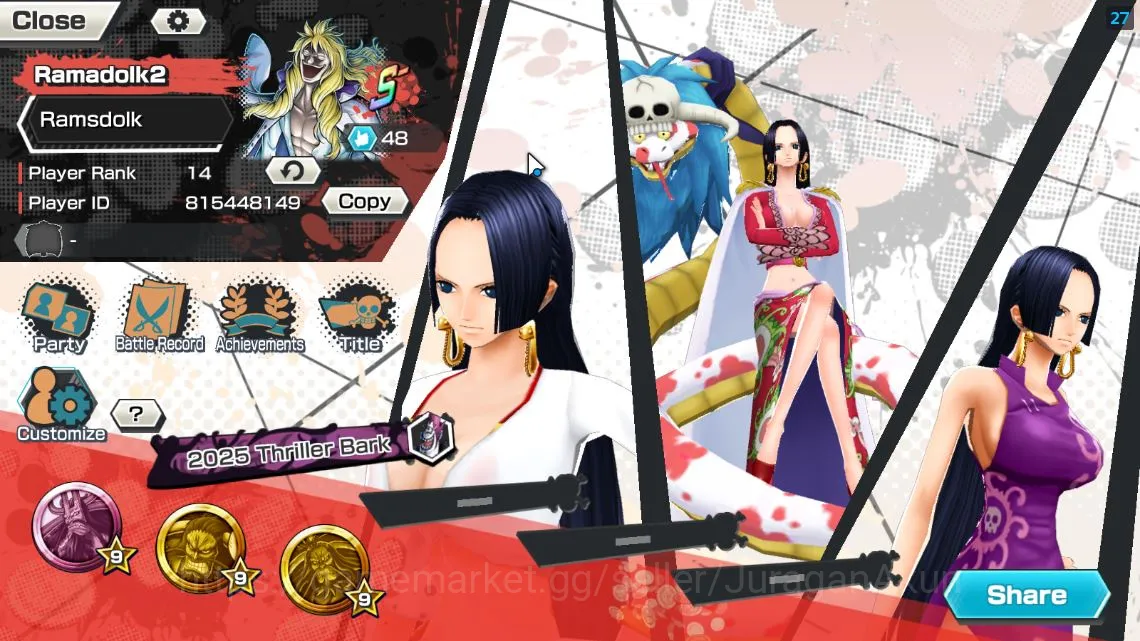One Piece Bounty Rush Accounts Mid-Tier Global|7 META EX|TEF Luffy,FE Sabo,BlackBeard Kuzan,Great Pirate D Roger,Rob LuCci 4
