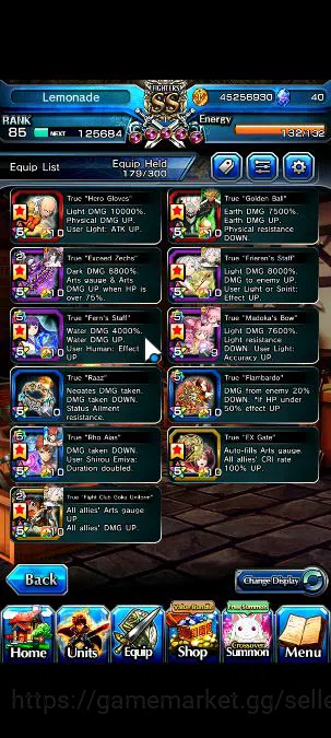 Grand Summoners Accounts Global|Rank 85|33 Ascend|WH Fen,ShirouTW,FrierenTW image 7