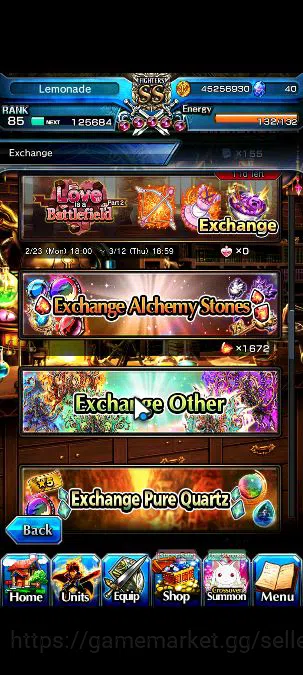 Grand Summoners Accounts Global|Rank 85|33 Ascend|WH Fen,ShirouTW,FrierenTW image 9