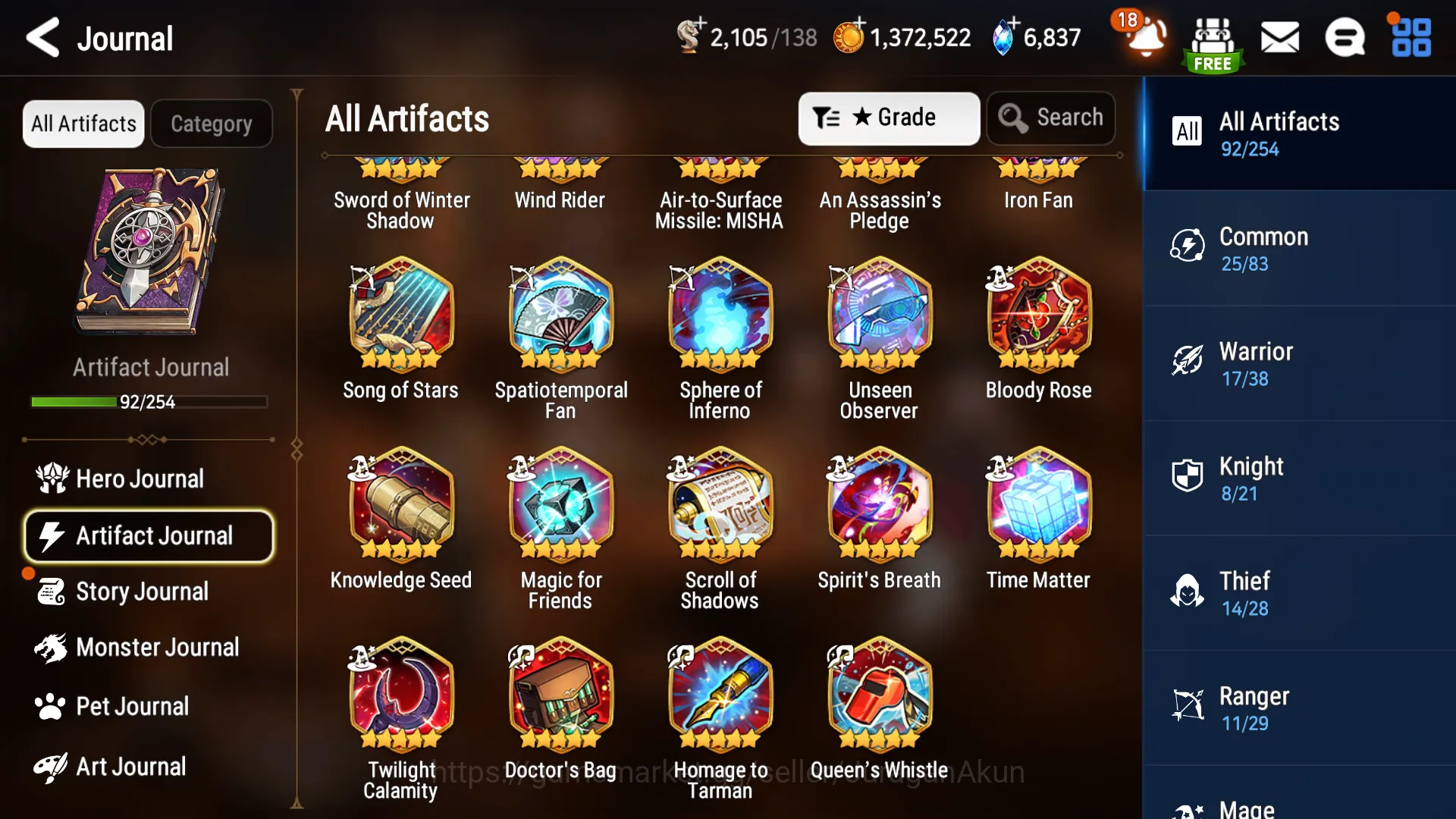 Epic Seven Accounts Mid-Tier Asia 4
