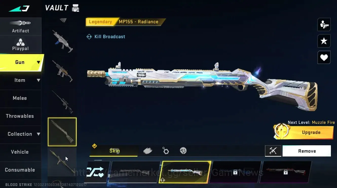 Blood Strike Accounts Collab Skin ASIA|ETERNAL DEagle-Scorpius Lv2|Collab 15