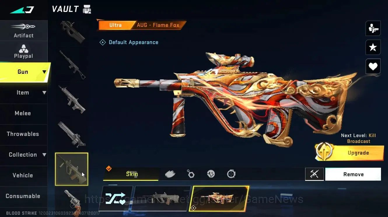 Blood Strike Accounts Collab Skin ASIA|ETERNAL DEagle-Scorpius Lv2|Collab 16