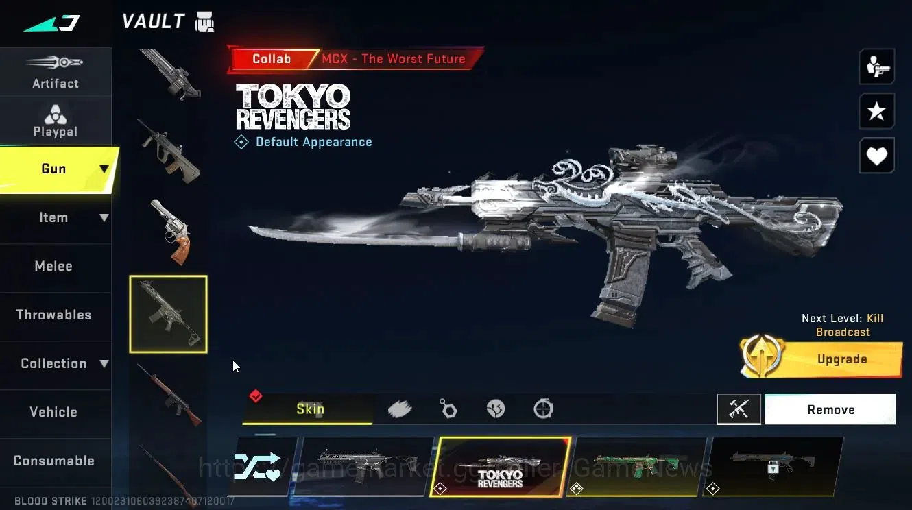 Blood Strike Accounts Collab Skin ASIA|ETERNAL DEagle-Scorpius Lv2|Collab 17