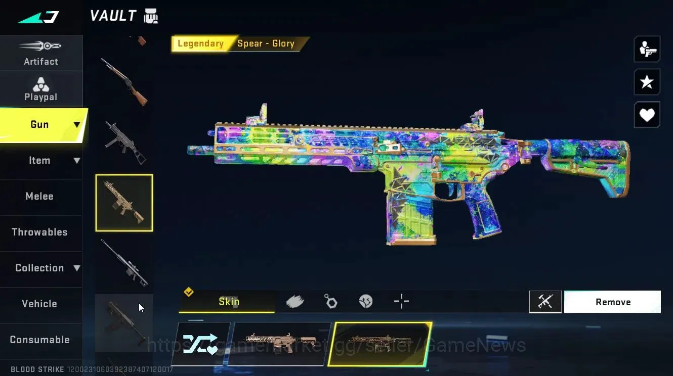 Blood Strike Accounts Collab Skin ASIA|ETERNAL DEagle-Scorpius Lv2|Collab 20