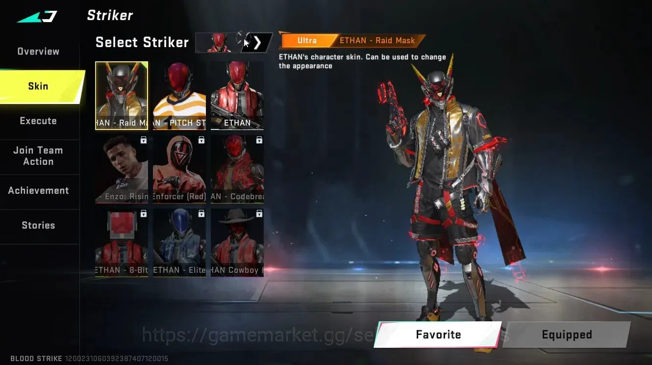 Blood Strike Accounts Collab Skin ASIA|ETERNAL DEagle-Scorpius Lv2|Collab 4