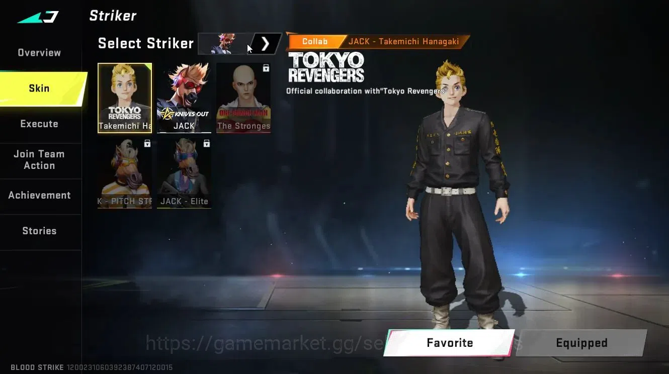 Blood Strike Accounts Collab Skin ASIA|ETERNAL DEagle-Scorpius Lv2|Collab 5