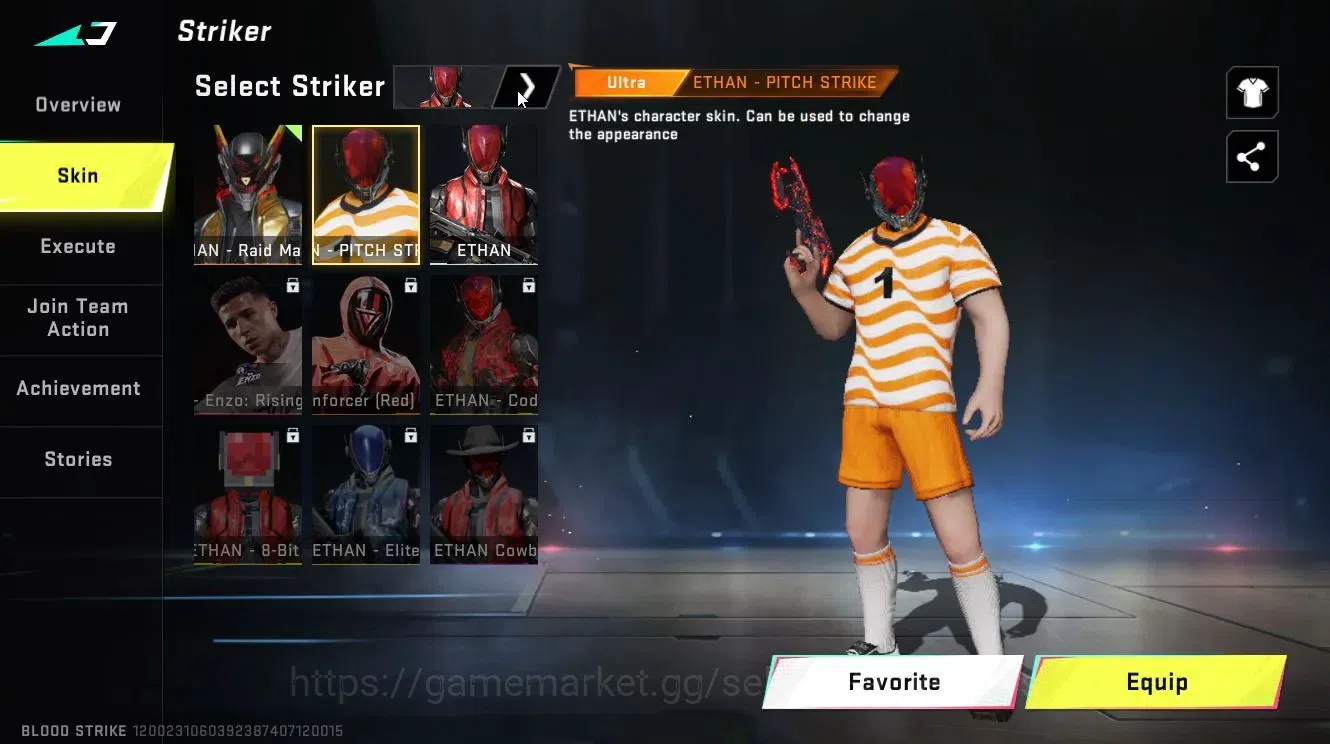 Blood Strike Accounts Collab Skin ASIA|ETERNAL DEagle-Scorpius Lv2|Collab 6