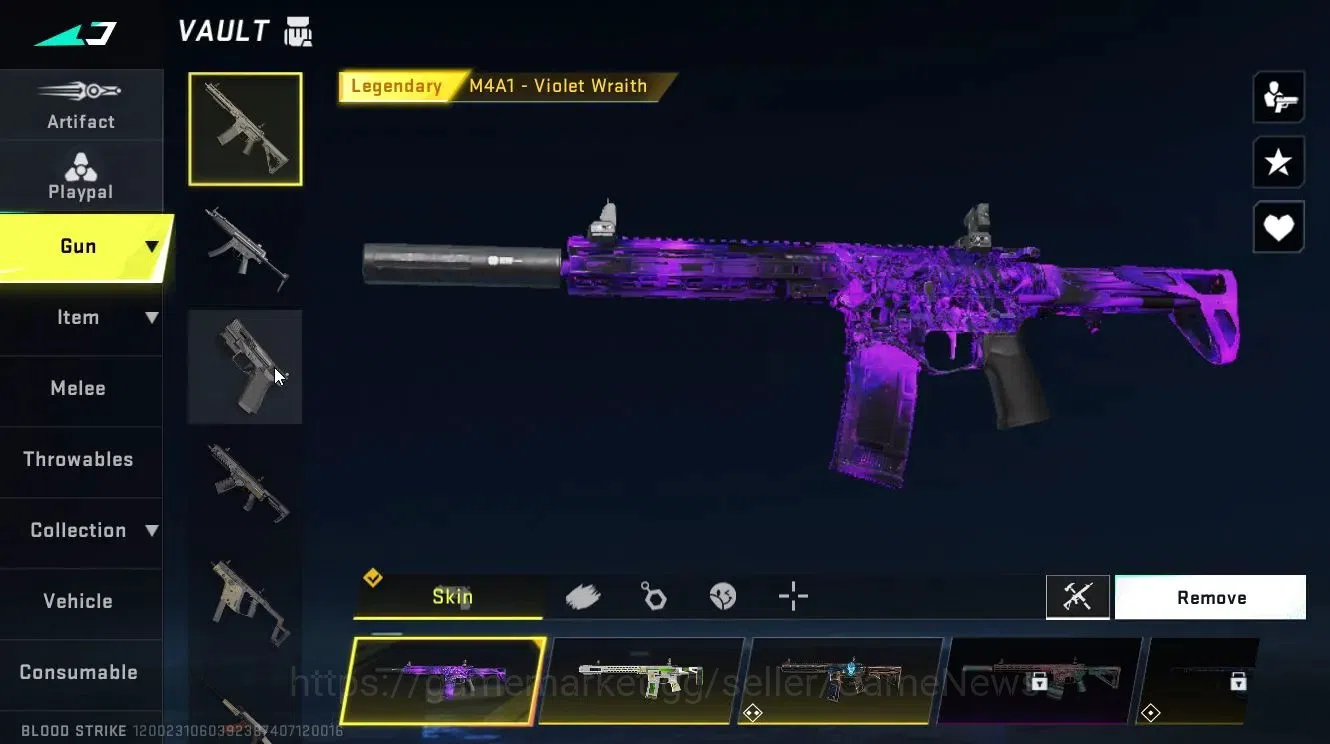 Blood Strike Accounts Collab Skin ASIA|ETERNAL DEagle-Scorpius Lv2|Collab 9