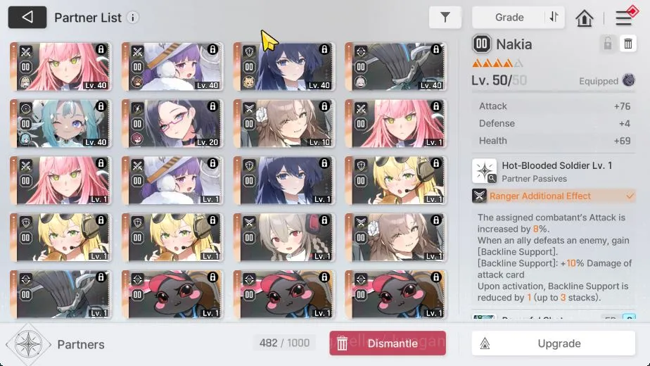 Chaos Zero Nightmare Accounts GLOBAL|Lv 40 |7 SSR[Yuki,Haru,Hugo,Rin,Magna,Renoa image 3