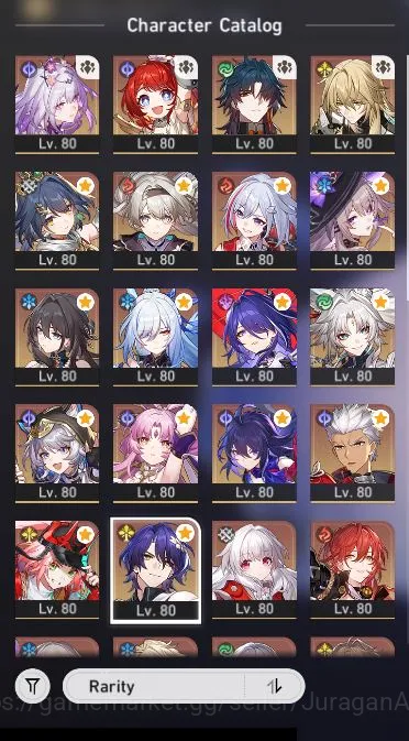 Honkai Star Rail Accounts Mid Game ASIA|TL70|12 Limited [Castorice,Tribbie,Yunli,Firefly,Topaz,The 3