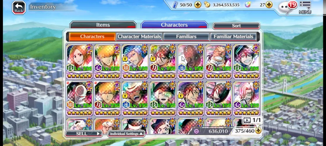 Bleach: Brave Souls Accounts Mid-Tier [GLOBAL]Fresh Story | Ichigo 10th Anniv,Nellier+Rangiku 10th Art,Trio 3