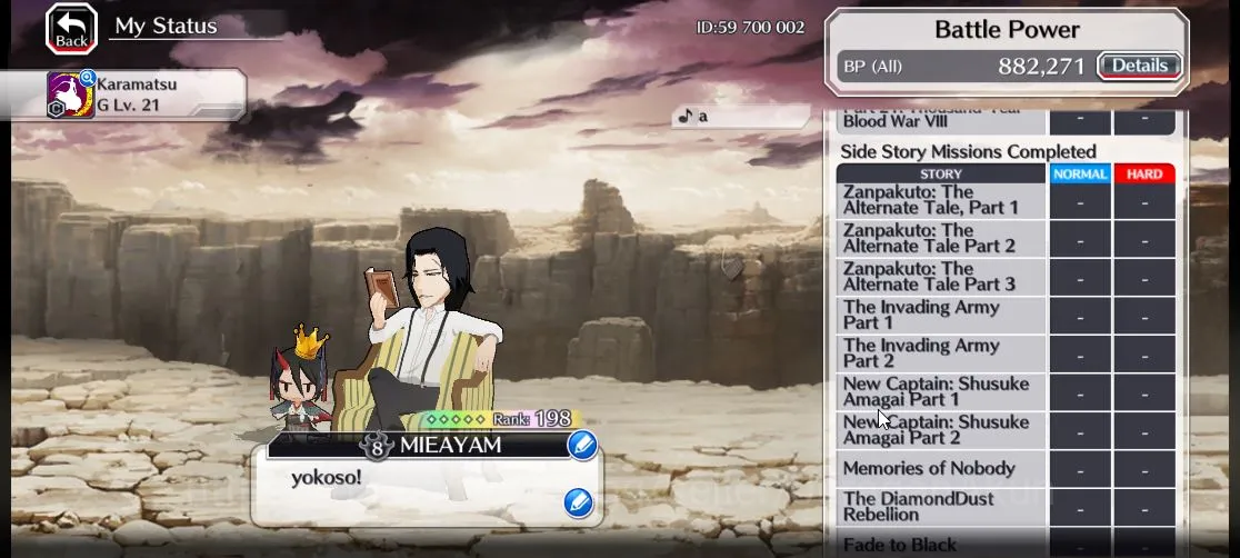 Bleach: Brave Souls Accounts Mid-Tier [GLOBAL]Fresh Story | Ichigo 10th Anniv,Nellier+Rangiku 10th Art,Trio 5