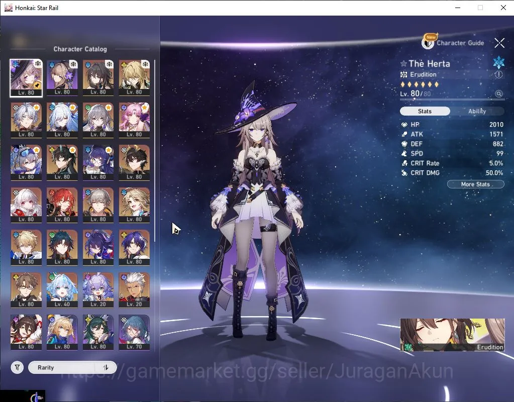 Honkai Star Rail Accounts End Game Asia |TL 70|11 limited|[Jingliu,Dr Ratio,Luocha,Archer]+Sign,Phainon,The Herta,Etc|MC 2