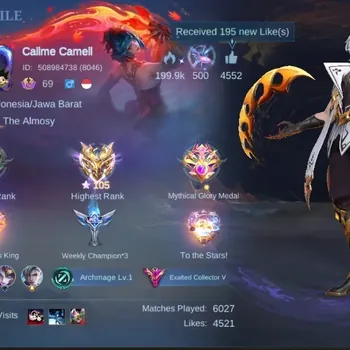 Mobile Legends: Bang Bang Accounts Others Global|297S|Exalted|LEGEND Freya,KOF Chou Karina,Soul Aamon,PRIME Claude,Luckybox