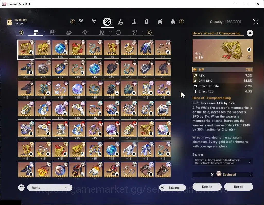 Honkai Star Rail Accounts Asia|TL 70|2 Prem Team|21 Limited+6 Sign|[Casto,Tr image 10