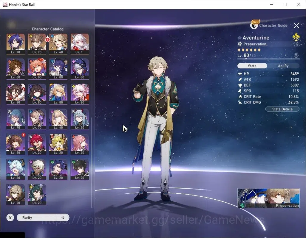Honkai Star Rail Accounts Asia|TL 70|2 Prem Team|21 Limited+6 Sign|[Casto,Tr image 5