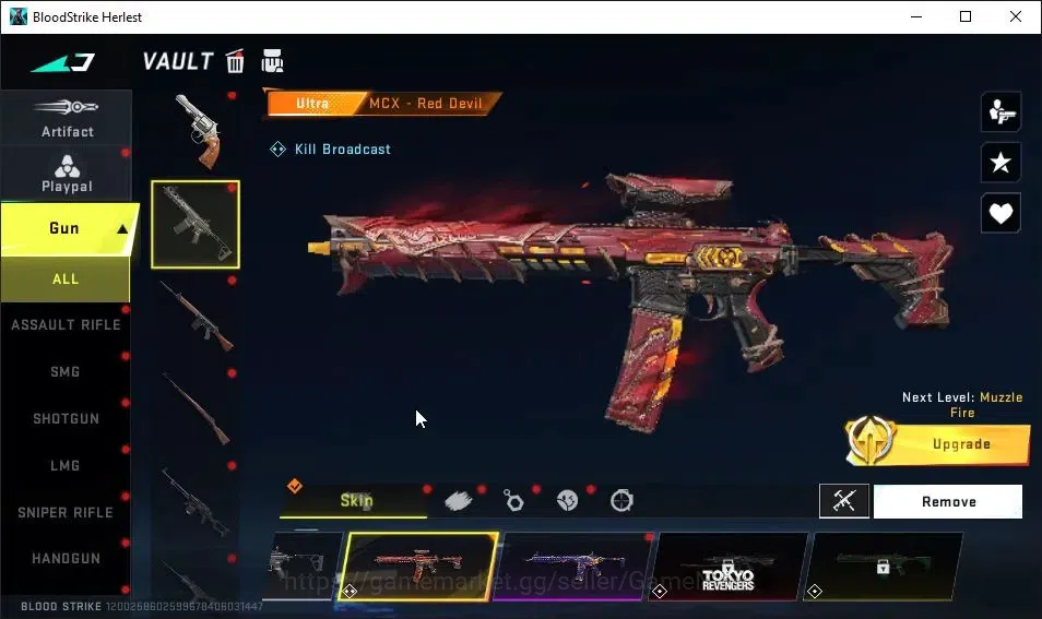 Blood Strike Accounts ASIA|ETERNAL M700-Retribution Lv2|Melee ULTRA Dual image 11