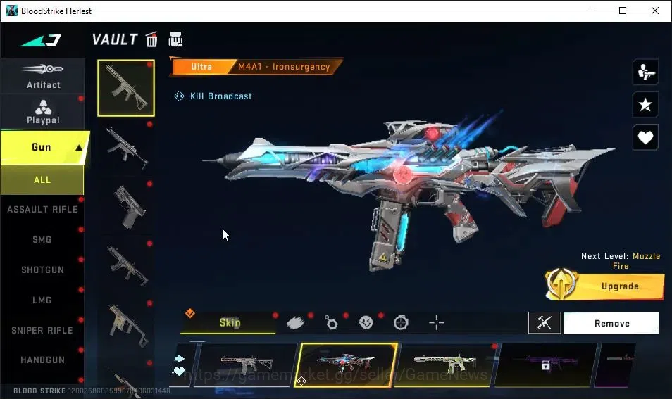 Blood Strike Accounts ASIA|ETERNAL M700-Retribution Lv2|Melee ULTRA Dual image 12