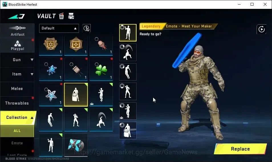 Blood Strike Accounts ASIA|ETERNAL M700-Retribution Lv2|Melee ULTRA Dual image 16