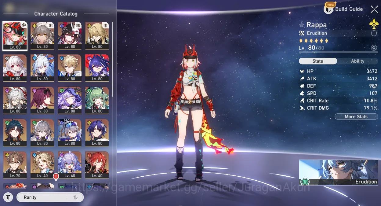 Honkai Star Rail Accounts Mid Game ASIA [TL70] 11 Limited (JingLiu+Sign, Blade+Sign, Rappa, Sparkle, Luocha & ETC)|Take 5