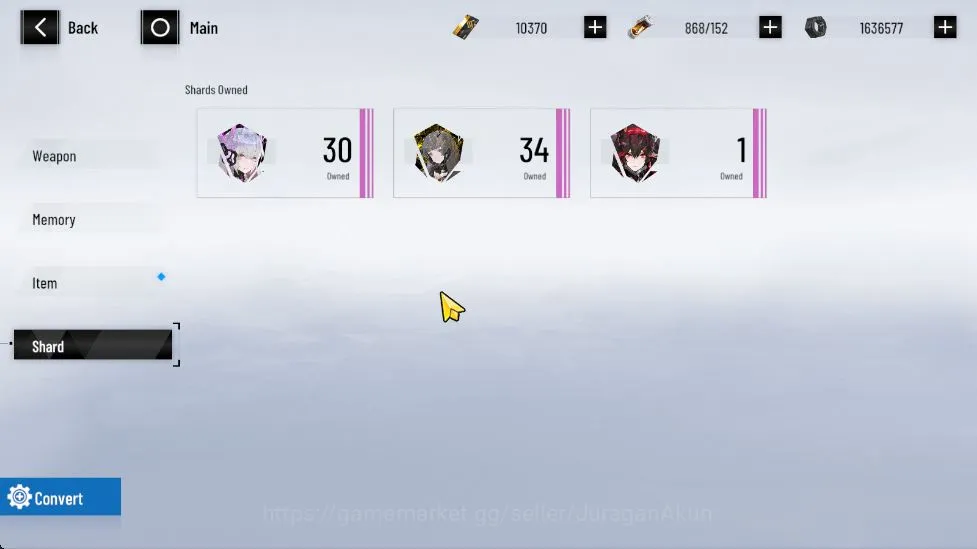 Punishing: Gray Raven Accounts Asia | Starter | 10K BC+ 3K YC + 9K BlueCard +[ Fe image 2