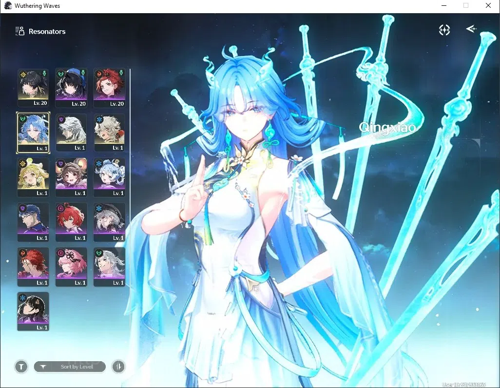 Wuthering Waves Accounts Starter SEA|UL 48|1 Limited|Qingxiao RC6 + Signature & 3 Standard Calcharo,Lingyang,Verina|DB Lvl 1