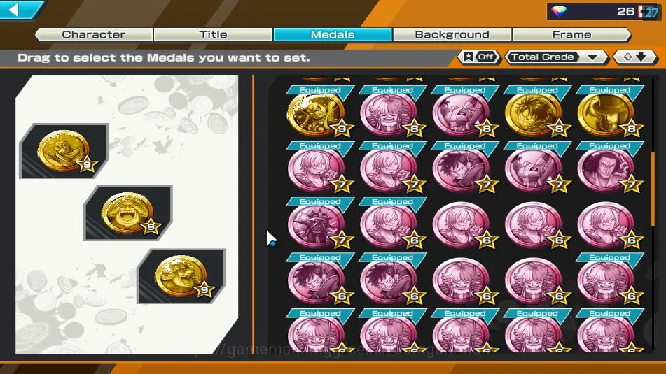 One Piece Bounty Rush Accounts Mid-Tier Global|7 META EX|Great Pirates Roger,Fleet Admiral Akainu,Div Depart shanks,FR 4