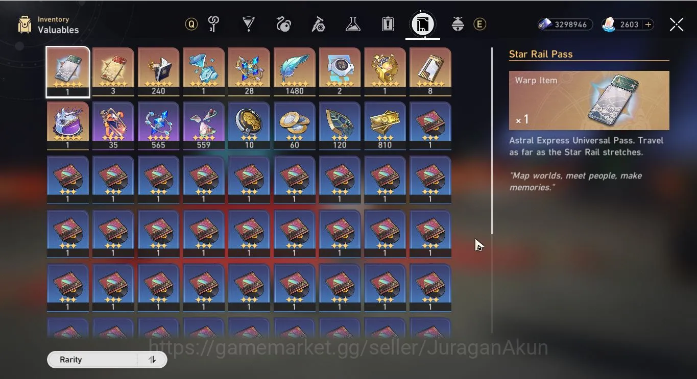 Honkai Star Rail Accounts Mid Game ASIA [TL70] 9 Limited (The Herta E1+Sign, Acheron+Sign, DaHengIL E1, Blade+Sign, Jingliu 3