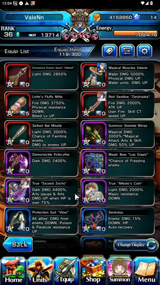 Grand Summoners Accounts Global|Rank 36|Starter|5 Ascend [EShirouTW,Roy,Sum image 2