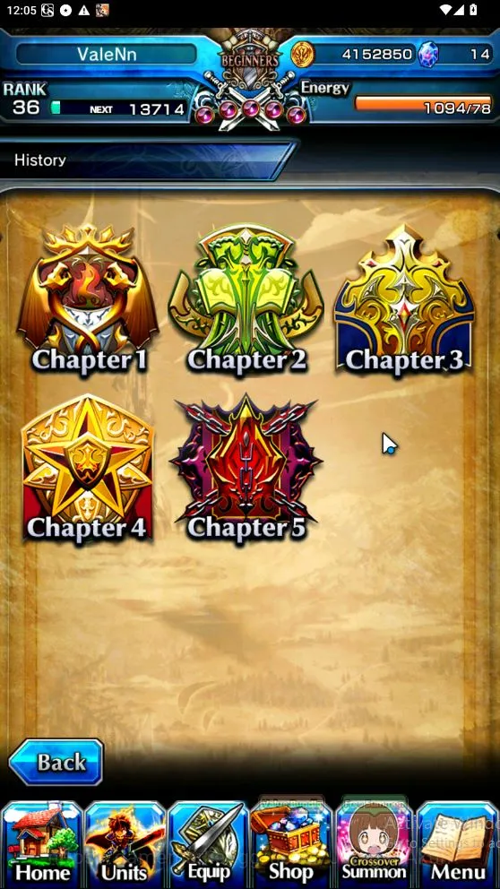 Grand Summoners Accounts Global|Rank 36|Starter|5 Ascend [EShirouTW,Roy,Sum image 4