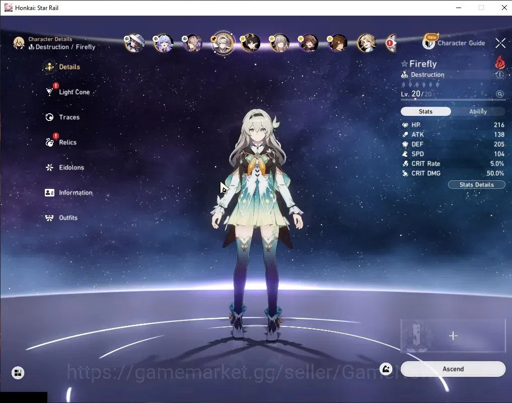 Honkai Star Rail Accounts Asia|TL 43|1 Golden Companion|5 Limited|Firefly,Th image 16
