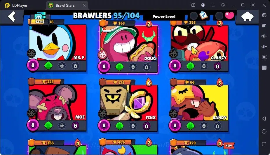 Brawl Stars Accounts Trophy 33143|95 Brawler|27 Max Hypercharge|2Hc(Edgar,Poco),8Legend,19Mythic,90Epic 12