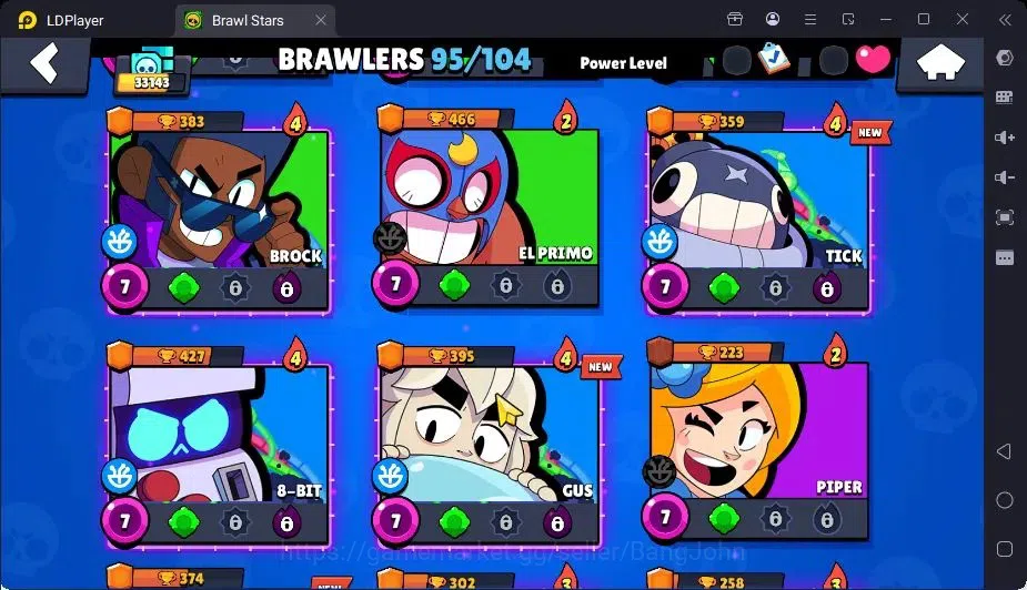 Brawl Stars Accounts Trophy 33143|95 Brawler|27 Max Hypercharge|2Hc(Edgar,Poco),8Legend,19Mythic,90Epic 13