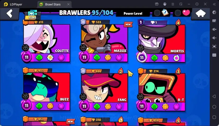 Brawl Stars Accounts Trophy 33143|95 Brawler|27 Max Hypercharge|2Hc(Edgar,Poco),8Legend,19Mythic,90Epic 7