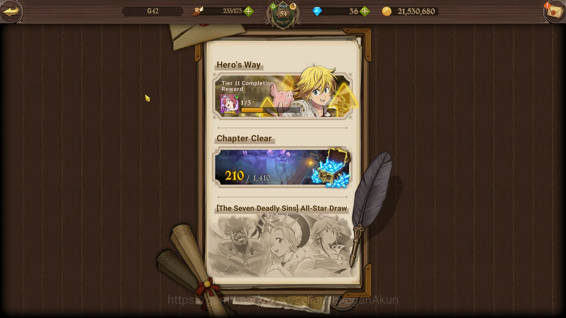 The Seven Deadly Sins: Grand Cross Accounts Starter Global|2,3M CC|Ready PvP|1LR+8UR 3