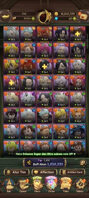The Seven Deadly Sins: Grand Cross Accounts Global|Ready PvP|Fresh Starter 1LR Princess Elizab image 2