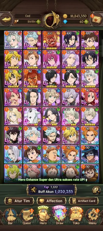 The Seven Deadly Sins: Grand Cross Accounts Global|Ready PvP|Fresh Starter 1LR Princess Elizab image 3