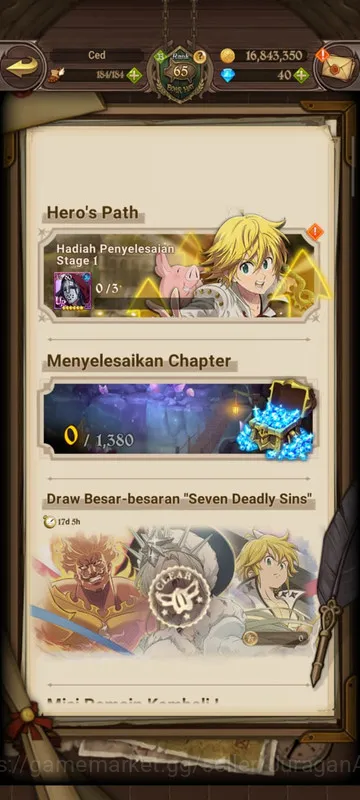 The Seven Deadly Sins: Grand Cross Accounts Global|Ready PvP|Fresh Starter 1LR Princess Elizab image 5