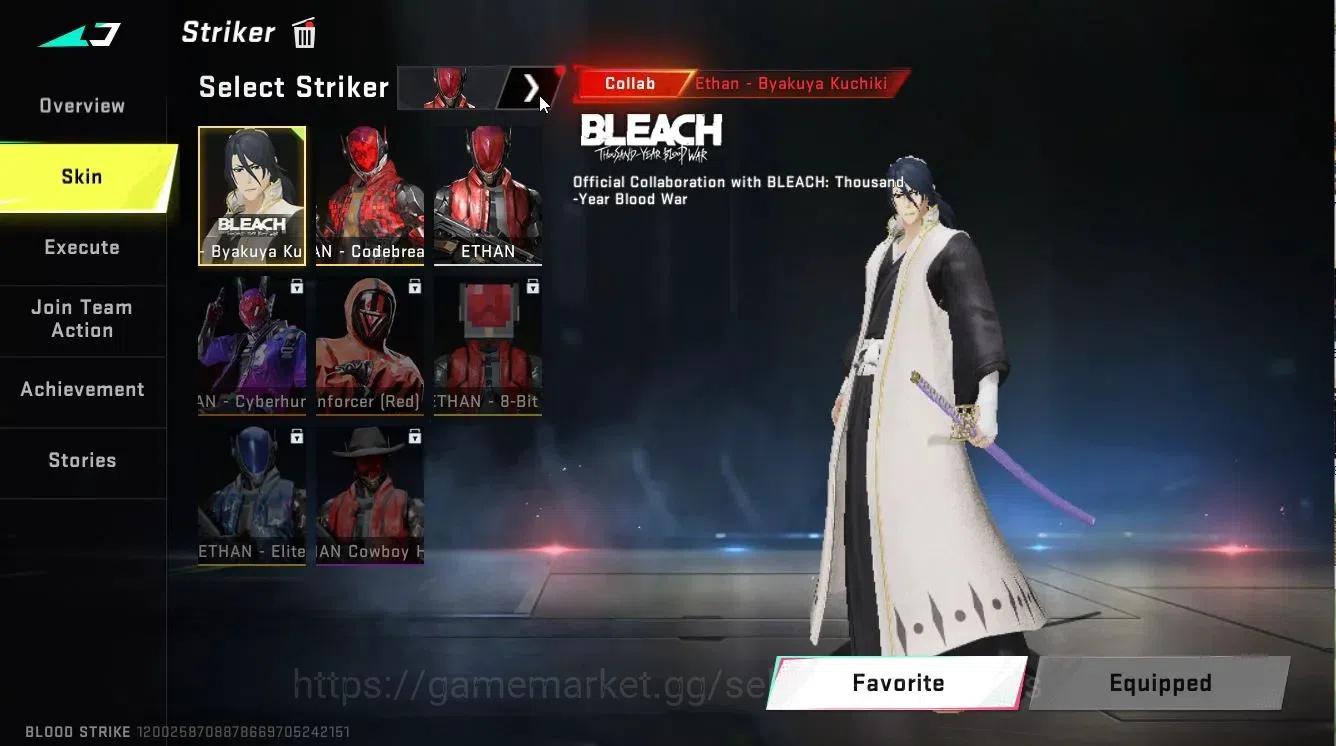 Blood Strike Accounts ASIA|ETERNAL [MP5 Lv3]|Colab BLEACH[Byakuya]+EVA[M image 3