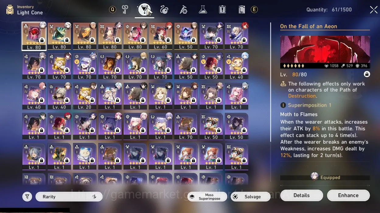 Honkai Star Rail Accounts Mid Game ASIA|TL69|12 Limited[(The Herta+Sign,Phainon,Ceydra,Sparkle,Feixiao,Black 5