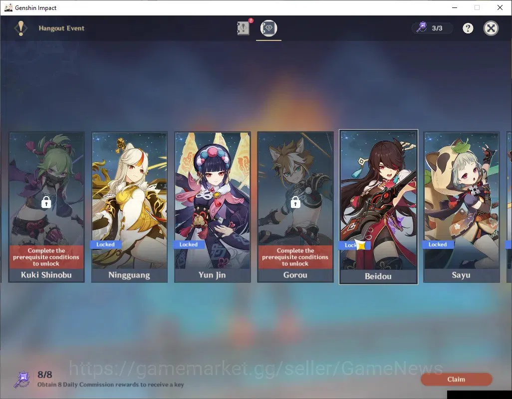 Genshin Impact Accounts ASIA|AR 55|Mavuika Premium Team|5 Limited + 5 (*5W image 19