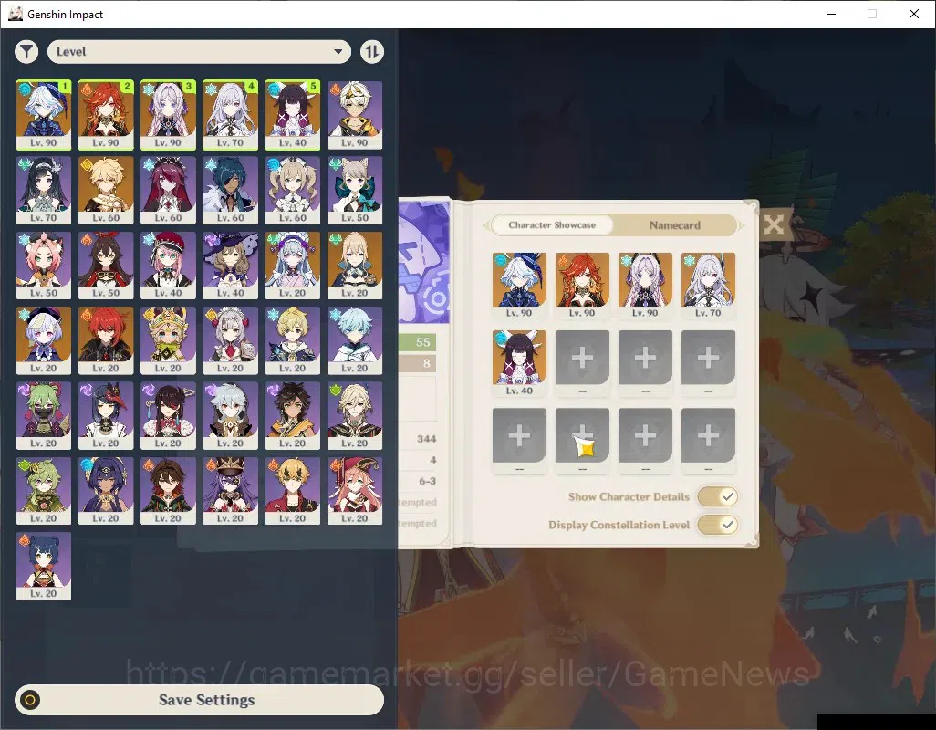 Genshin Impact Accounts ASIA|AR 55|Mavuika Premium Team|5 Limited + 5 (*5W image 2