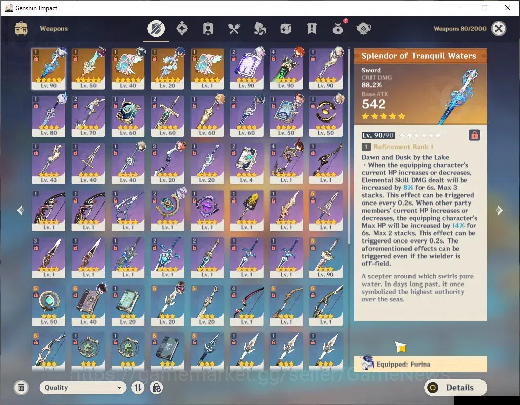 Genshin Impact Accounts ASIA|AR 55|Mavuika Premium Team|5 Limited + 5 (*5W image 4