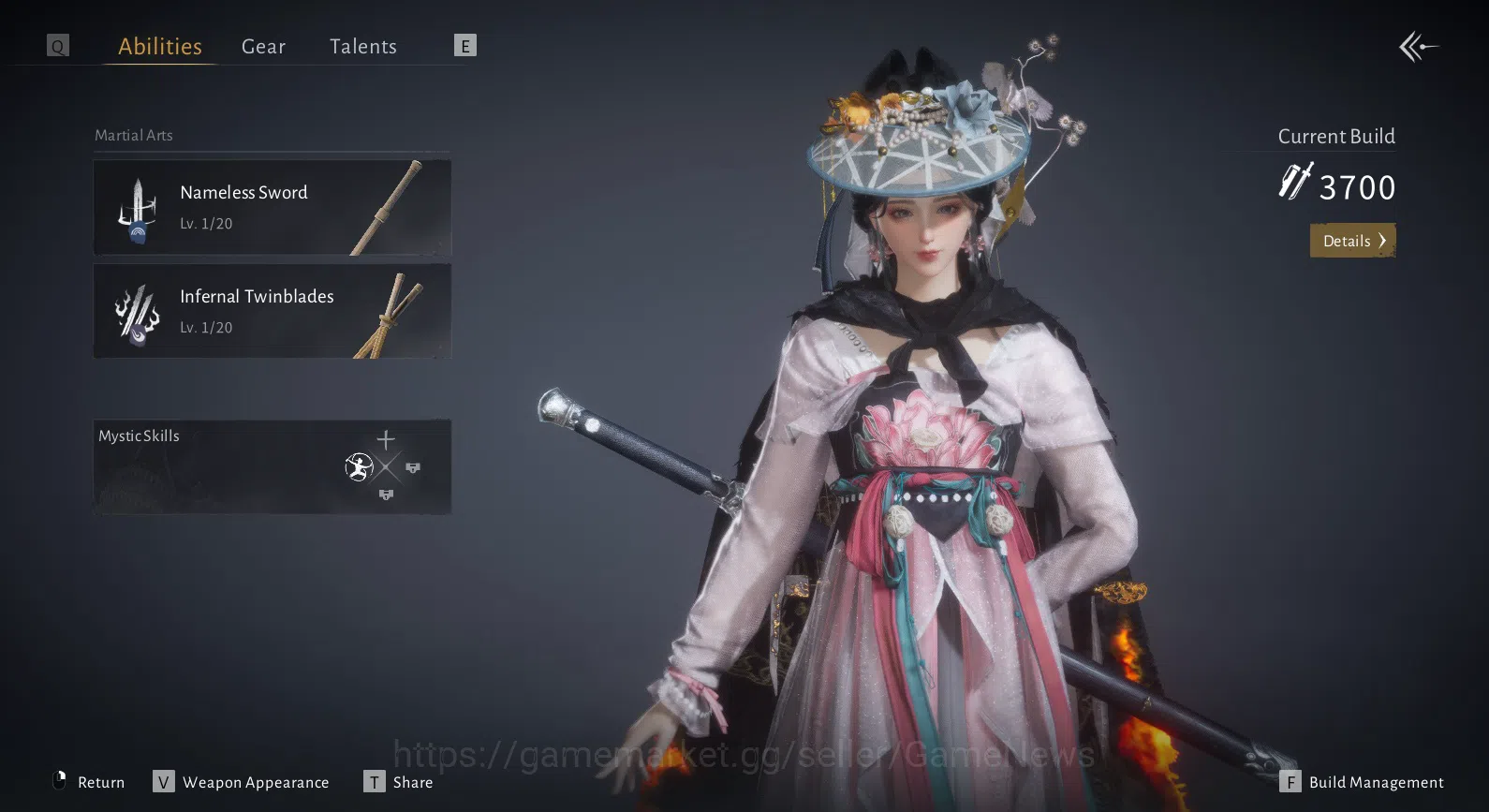 Where Winds Meet Accounts GLOBAL | Level 5 | Blazing Passes Cape Skin | Female MC | Low Explore | GS 3700 | NetEase |CheckSS 10