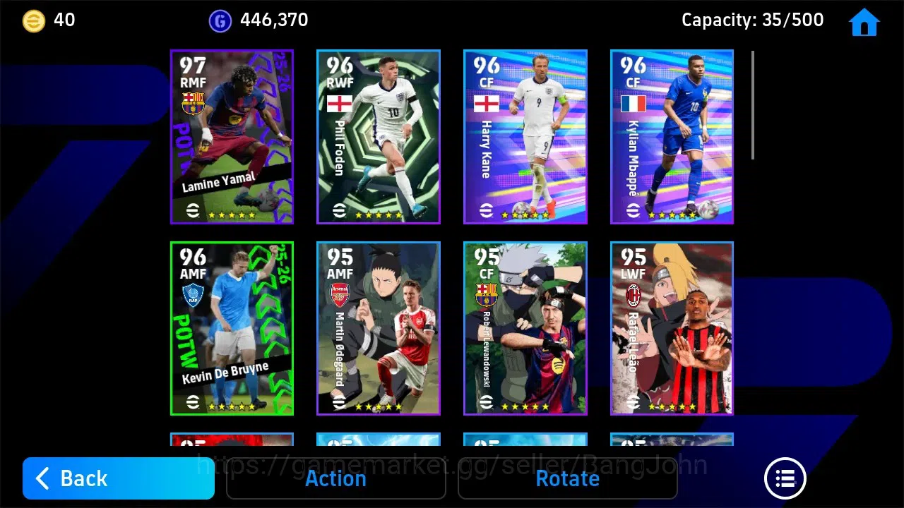 eFootball Accounts ANDROID|PW 3123|Eden Hazard Big Time,Manuel Akanji image 3