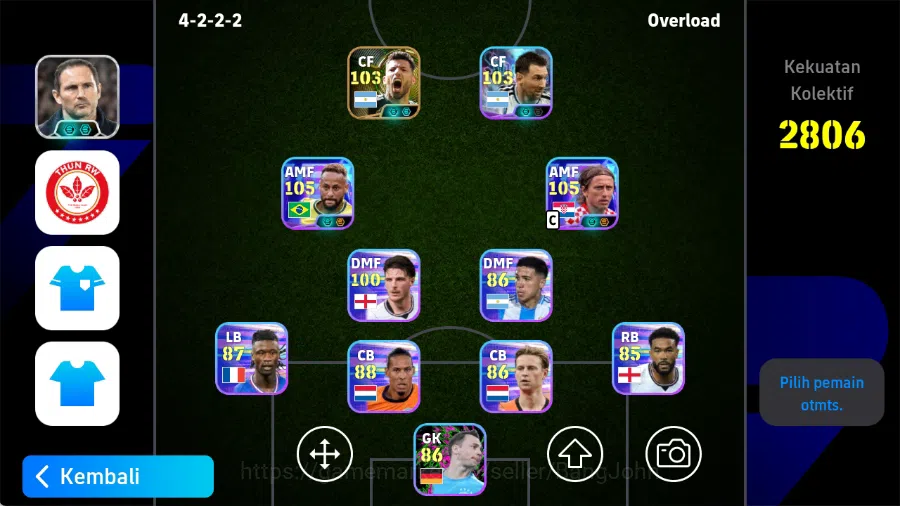 eFootball Accounts Others Mobile|PW 2806|Big T Neymar, Big T Modric,Lionel Messi Show T,Sergio Aguero Epic |2026|Check SS 1