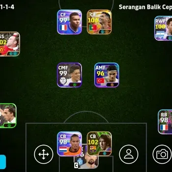 eFootball Accounts Legends & Iconic Players Mobile | PW 2980|New Cristiano Ronaldo Big T, Lionel MessiShowT,Dennis Bergkamp