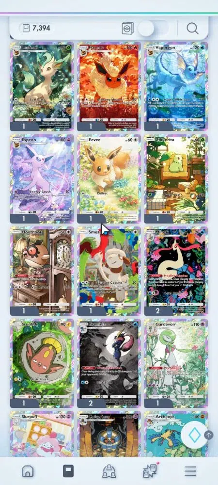Pokémon TCG Pocket Accounts EN 7,3K Card|143 EX|3 Crown [Roaring Moon,Lunala,B image 10