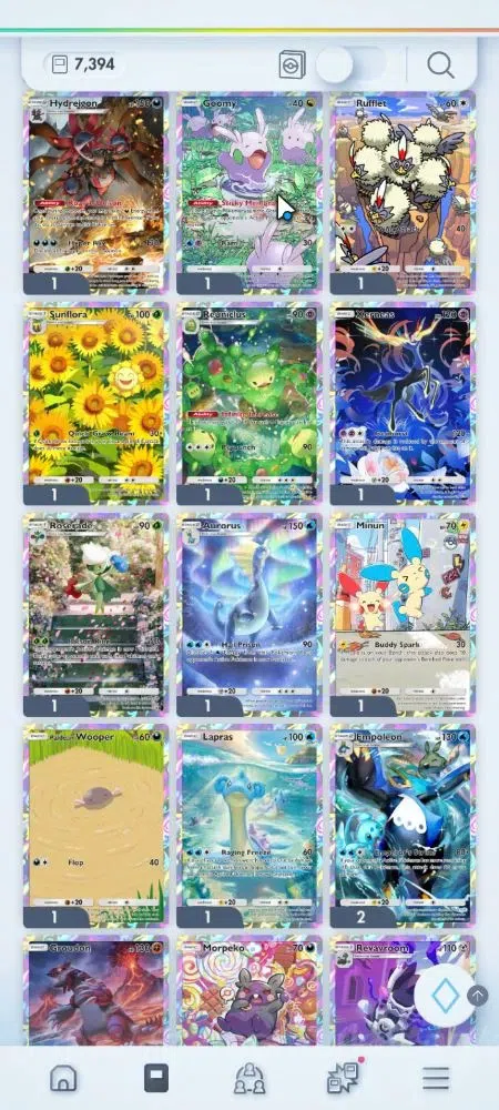 Pokémon TCG Pocket Accounts EN 7,3K Card|143 EX|3 Crown [Roaring Moon,Lunala,B image 11